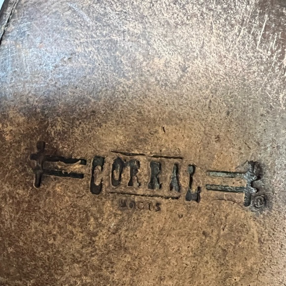 Corral Cowgirl Boots Pre-Owned by me Size Women’s 10 Brown Embroidered Leather - Picture 12 of 12